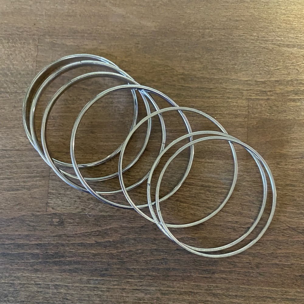 Silver Bangles